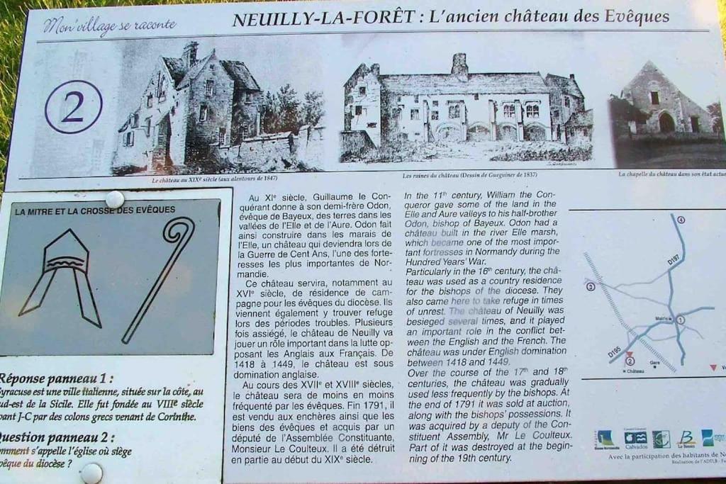 Vila Le Chateau De Neuilly La Foret Isigny-sur-Mer Exteriér fotografie